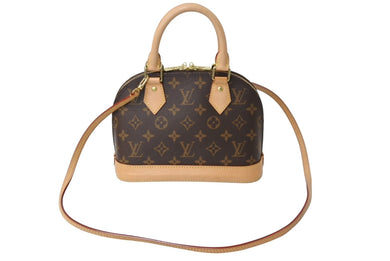 LOUIS VUITTON ルイヴィトン アルマBB ハンドバッグ M53152 ショルダー 2WAY モノグラムキャンバス PVC レザー 美品 中古 66612