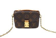 Load image into Gallery viewer, 極美品 LouisVuitton ルイヴィトン マイクロメティス ショルダーバッグ M81267 MB1267 モノグラムキャンバス ブラウン 中古 66614