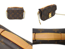Load image into Gallery viewer, 極美品 LouisVuitton ルイヴィトン マイクロメティス ショルダーバッグ M81267 MB1267 モノグラムキャンバス ブラウン 中古 66614