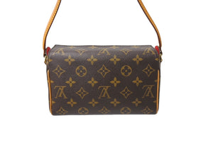 LOUIS VUITTON ルイヴィトン ハンドバッグ レシタル モノグラムキャンバス M51900 ブラウン 美品 中古 66615