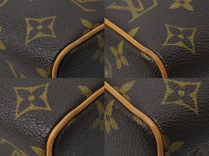LOUIS VUITTON ルイヴィトン ハンドバッグ レシタル モノグラムキャンバス M51900 ブラウン 美品 中古 66615
