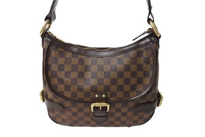 LOUIS VUITTON ルイヴィトン ハイバリー ワンショルダーバッグ N51200 ダミエ キャンバス ブラウン ゴールド金具 廃盤 美品 中古 66617