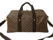 Load image into Gallery viewer, LouisVuitton ルイヴィトン ウィークエンダーGM ボストンバッグ N41139 ダミエキャンバス ブラウン ゴールド金具 美品 中古 66619