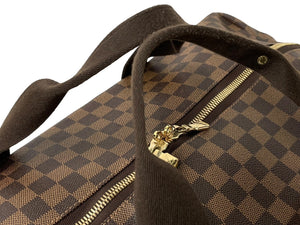 LouisVuitton ルイヴィトン ウィークエンダーGM ボストンバッグ N41139 ダミエキャンバス ブラウン ゴールド金具 美品 中古 66619