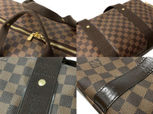 Load image into Gallery viewer, LouisVuitton ルイヴィトン ウィークエンダーGM ボストンバッグ N41139 ダミエキャンバス ブラウン ゴールド金具 美品 中古 66619