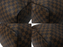 Load image into Gallery viewer, LOUIS VUITTON ルイヴィトン キーポル50 ボストンバッグ N41427 ダミエキャンバス レザー ブラウン 美品 中古 66620