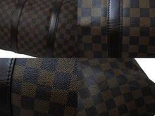 Load image into Gallery viewer, LOUIS VUITTON ルイヴィトン キーポル50 ボストンバッグ N41427 ダミエキャンバス レザー ブラウン 美品 中古 66620