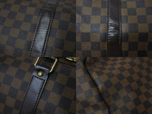 Load image into Gallery viewer, LOUIS VUITTON ルイヴィトン キーポル50 ボストンバッグ N41427 ダミエキャンバス レザー ブラウン 美品 中古 66620