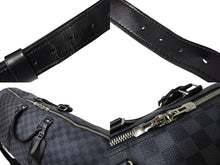 Load image into Gallery viewer, LOUIS VUITTON ルイヴィトン キーポルバンドリエール55 ボストンバッグ N41413 ダミエグラフィット キャンバス ブラック 良品 中古 66623