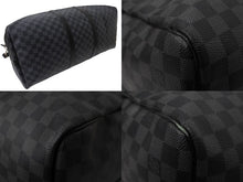 Load image into Gallery viewer, LOUIS VUITTON ルイヴィトン キーポルバンドリエール55 ボストンバッグ N41413 ダミエグラフィット キャンバス ブラック 良品 中古 66623