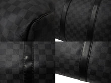 Load image into Gallery viewer, LOUIS VUITTON ルイヴィトン キーポルバンドリエール55 ボストンバッグ N41413 ダミエグラフィット キャンバス ブラック 良品 中古 66623