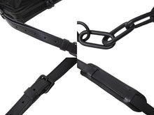Load image into Gallery viewer, 極美品 LOUIS VUITTON ルイヴィトン ショルダーバッグ ソフトトランク M53964 メッシュ レザー ブラック 中古 66624
