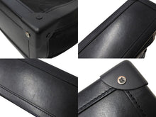 Load image into Gallery viewer, 極美品 LOUIS VUITTON ルイヴィトン ショルダーバッグ ソフトトランク M53964 メッシュ レザー ブラック 中古 66624