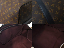 Load image into Gallery viewer, 極美品 LOUIS VUITTON ルイヴィトン キーポルバンドリエール55 ボストンバッグ M56714 モノグラムマカサー ブラウン ブラック 中古 66625
