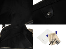 Load image into Gallery viewer, LOUIS VUITTON ルイヴィトン キーポル バンドリエール50 ボストンバッグ M43817 モノグラムスプリット ブラック シルバー 美品 中古 66634