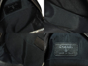 極美品 CHANEL シャネル CCフィグリー チェーン ショルダーバッグ 26番台 グレー キャビアスキン シルバー金具 ココマーク ロゴ 中古 66637