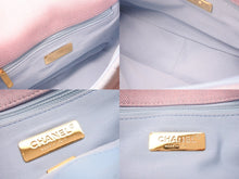 Load image into Gallery viewer, 新品同様 CHANEL 19 シャネル マトラッセ 2024 2wayショルダーバッグ グラデーションデニム ピンク ブルー 中古 66638