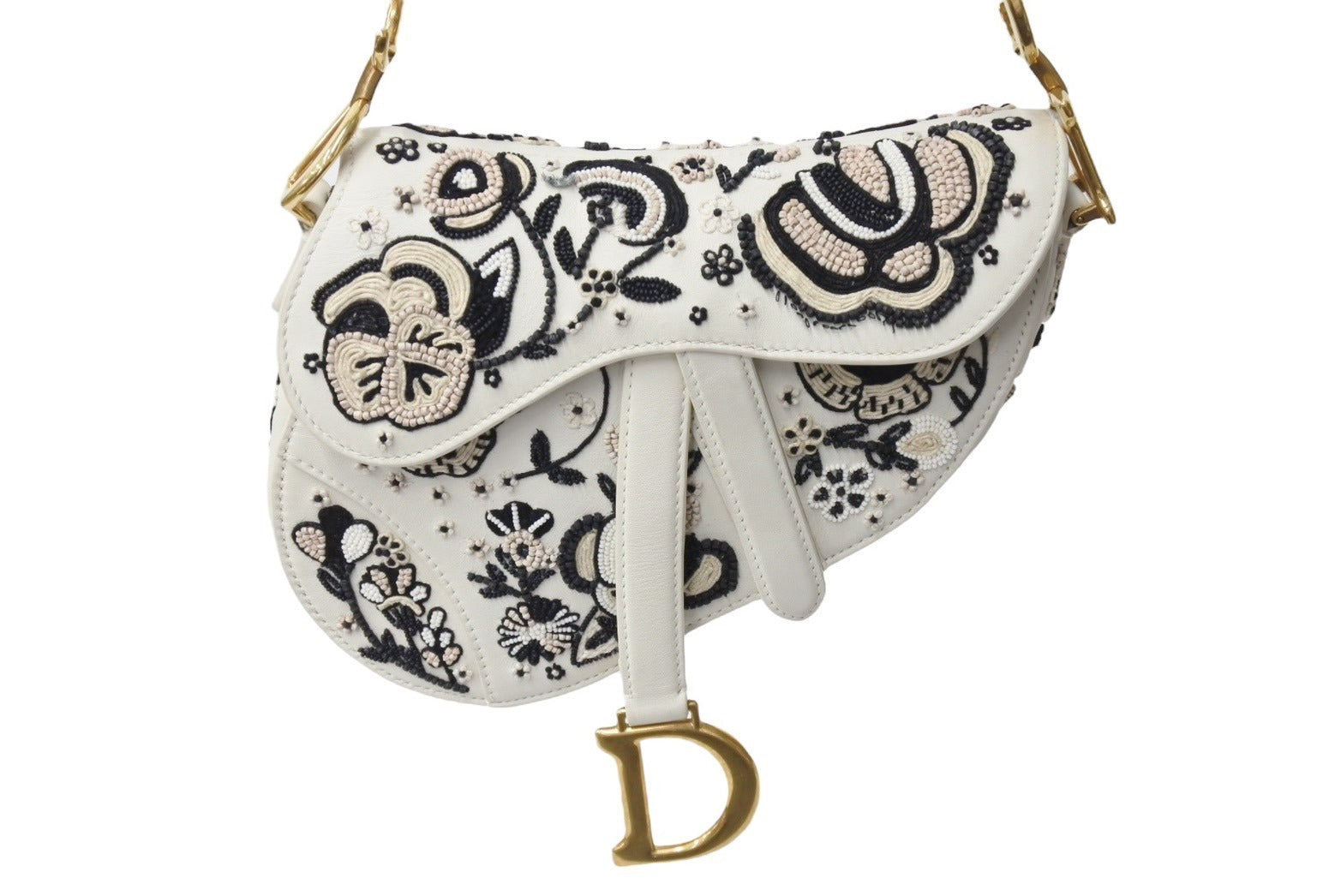 極美品 Christian Dior クリスチャンディオール サドルバッグ