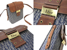 Load image into Gallery viewer, Christian Dior クリスチャンディオール ショルダーバッグ ストリートシック BOB0013 ネイビー ブラウン 良品 中古 66645