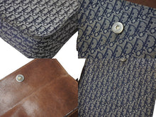 Load image into Gallery viewer, Christian Dior クリスチャンディオール ショルダーバッグ ストリートシック BOB0013 ネイビー ブラウン 良品 中古 66645