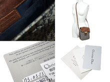 Load image into Gallery viewer, Christian Dior クリスチャンディオール ショルダーバッグ ストリートシック BOB0013 ネイビー ブラウン 良品 中古 66645