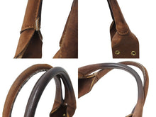 Load image into Gallery viewer, Christian Dior クリスチャンディオール トートバッグ ストリートシック ブラウン ネイビー ゴールド金具 良品 中古 66648