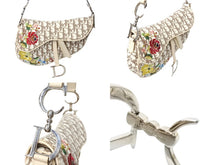 Load image into Gallery viewer, Christian Dior クリスチャンディオール サドルバッグ エンブロイダリー ハンドバッグ ベージュ 2005年 美品 中古 66650