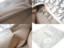 Load image into Gallery viewer, Christian Dior クリスチャンディオール サドルバッグ エンブロイダリー ハンドバッグ ベージュ 2005年 美品 中古 66650