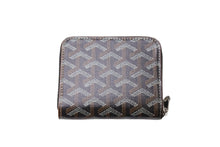 Load image into Gallery viewer, 新品未使用 GOYARD ゴヤール マティニョンPM ブラック ブラウン PVCコーティングレザー レザー ラウンドファスナー 66651