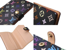 Load image into Gallery viewer, LOUIS VUITTON ルイヴィトン カルネ ドゥ バル アジェンダ ミニ マルチカラー 村上隆 M92652 手帳カバー カード 美品 中古 66653