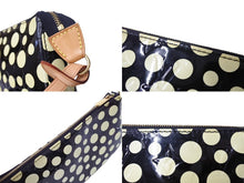 Load image into Gallery viewer, 極美品 LOUIS VUITTON ルイヴィトン 草間彌生 ヴェルニ M91427 ドットインフィニティ ポシェットアクセソワール ブラック ホワイト 中古 66655