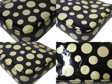 Load image into Gallery viewer, 極美品 LOUIS VUITTON ルイヴィトン 草間彌生 ヴェルニ M91427 ドットインフィニティ ポシェットアクセソワール ブラック ホワイト 中古 66655