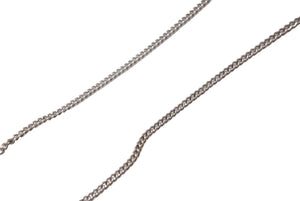極美品 CHANEL シャネル ココマーク ラインストーン ネックレス C11V シルバー メタル アクセサリー 小物 ジュエリー ロゴ 中古 66659