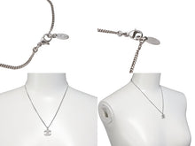 Load image into Gallery viewer, 極美品 CHANEL シャネル ココマーク ラインストーン ネックレス C11V シルバー メタル アクセサリー 小物 ジュエリー ロゴ 中古 66659