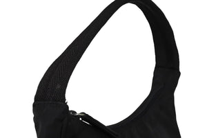 PRADA プラダ ホーボー ハンドバッグ ワンショルダーバッグ MV515 トライアングルロゴ ナイロン ブラック 美品 中古 66660 