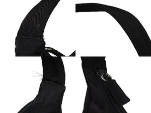 PRADA プラダ ホーボー ハンドバッグ ワンショルダーバッグ MV515 トライアングルロゴ ナイロン ブラック 美品 中古 66660 