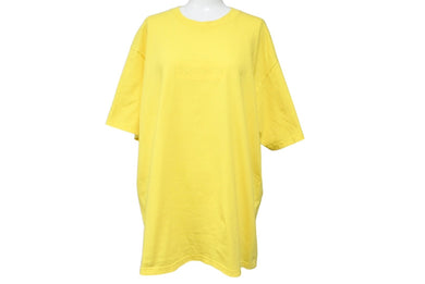 SUPREME シュプリーム 23SS Tonal Box Logo Tee 半袖Tシャツ USA製 コットン イエロー サイズL 美品 中古 66662 