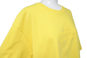 SUPREME シュプリーム 23SS Tonal Box Logo Tee 半袖Tシャツ USA製 コットン イエロー サイズL 美品 中古 66662 