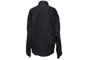 EVISU エビス デニムジャケット シーガルプリント 1507 JAPAN製 コットン ブラック サイズ46 美品 中古 66665