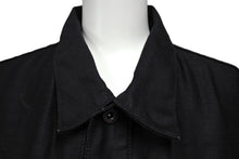 Load image into Gallery viewer, EVISU エビス デニムジャケット シーガルプリント 1507 JAPAN製 コットン ブラック サイズ46 美品 中古 66665