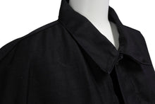 Load image into Gallery viewer, EVISU エビス デニムジャケット シーガルプリント 1507 JAPAN製 コットン ブラック サイズ46 美品 中古 66665