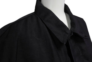 EVISU エビス デニムジャケット シーガルプリント 1507 JAPAN製 コットン ブラック サイズ46 美品 中古 66665