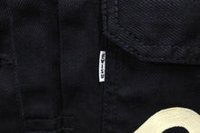 Load image into Gallery viewer, EVISU エビス デニムジャケット シーガルプリント 1507 JAPAN製 コットン ブラック サイズ46 美品 中古 66665