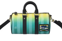 Load image into Gallery viewer, 新品未使用 LOUIS VUITTON ルイヴィトン キーポル XS ショルダーバッグ M59949 PVC シルバー金具 グリーン イエロー 中古 66668