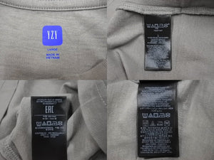 未使用 YEEZY GAP イージーギャップ長袖Ｔシャツ RN54023/CA17897 Lサイズ カニエウエスト コットン グレー 中古 66672 