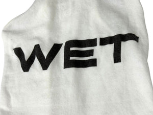 YEEZY MOWALOLA イージー モワローラ WET ロンパース 繋ぎノースリーブ カニエウエストロゴ サイズ1 ホワイト 美品 中古 66676 