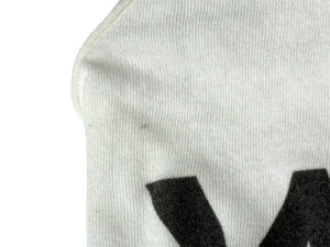 YEEZY MOWALOLA イージー モワローラ WET ロンパース 繋ぎノースリーブ カニエウエストロゴ サイズ1 ホワイト 美品 中古 66676 