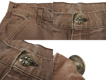 Load image into Gallery viewer, 極美品 CHROME HEARTS × SEX RECORDS クロムハーツ×セックスレコーズ カーペンターパンツ クロスパッチ サイズ31 中古 66679