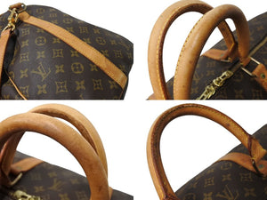 LOUIS VUITTON ルイヴィトン キーポルバンドリエール55 M41414 ボストンバッグ モノグラムキャンバス ブラウン 良品 中古 66686