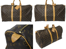 Load image into Gallery viewer, LOUIS VUITTON ルイヴィトン キーポル50 ボストンバッグ M41426 モノグラムキャンバス ゴールド金具 ブラウン 美品 中古 66688